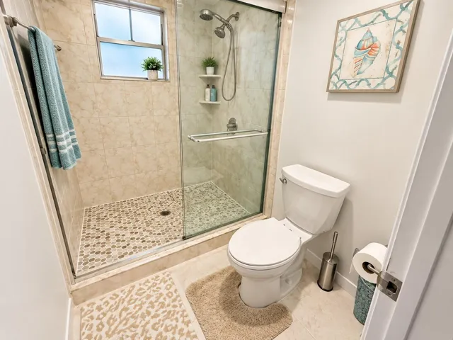 Coastal Elegance in a Modern Bathroom