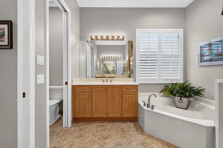 Toilet room w/ pocket door