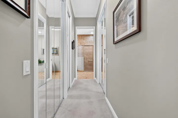 Dual walk in closets