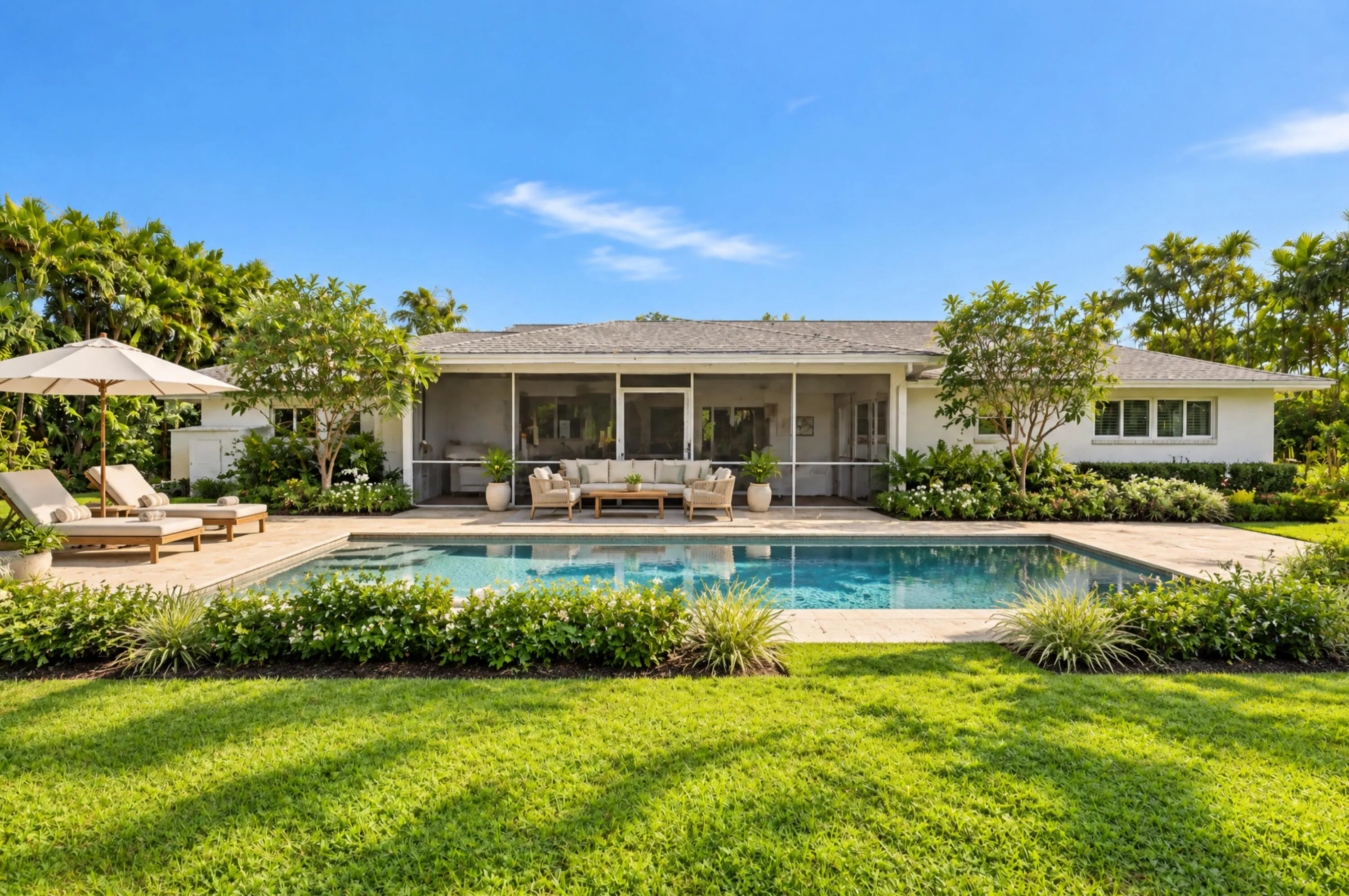 Pool and Patio Landscape Update