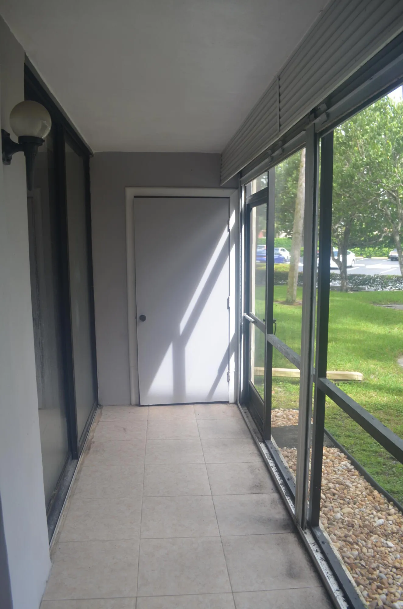 Screened Patio with Laundry Closet