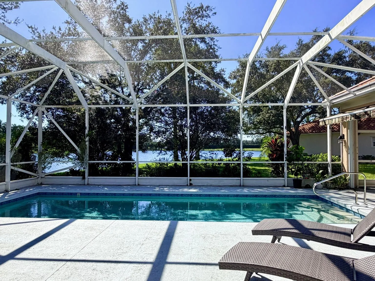 View and walk out from Master Suite 2.