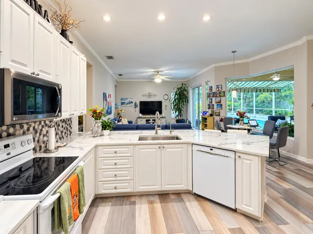 Open floor plan.