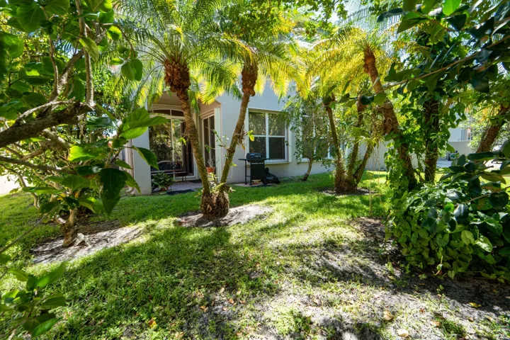 Pretty, private backyard
