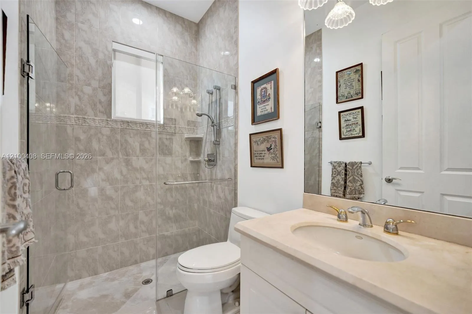 Full guest bathroom on first floor