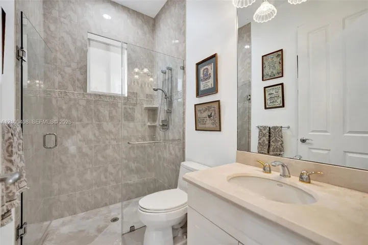 Full guest bathroom on first floor