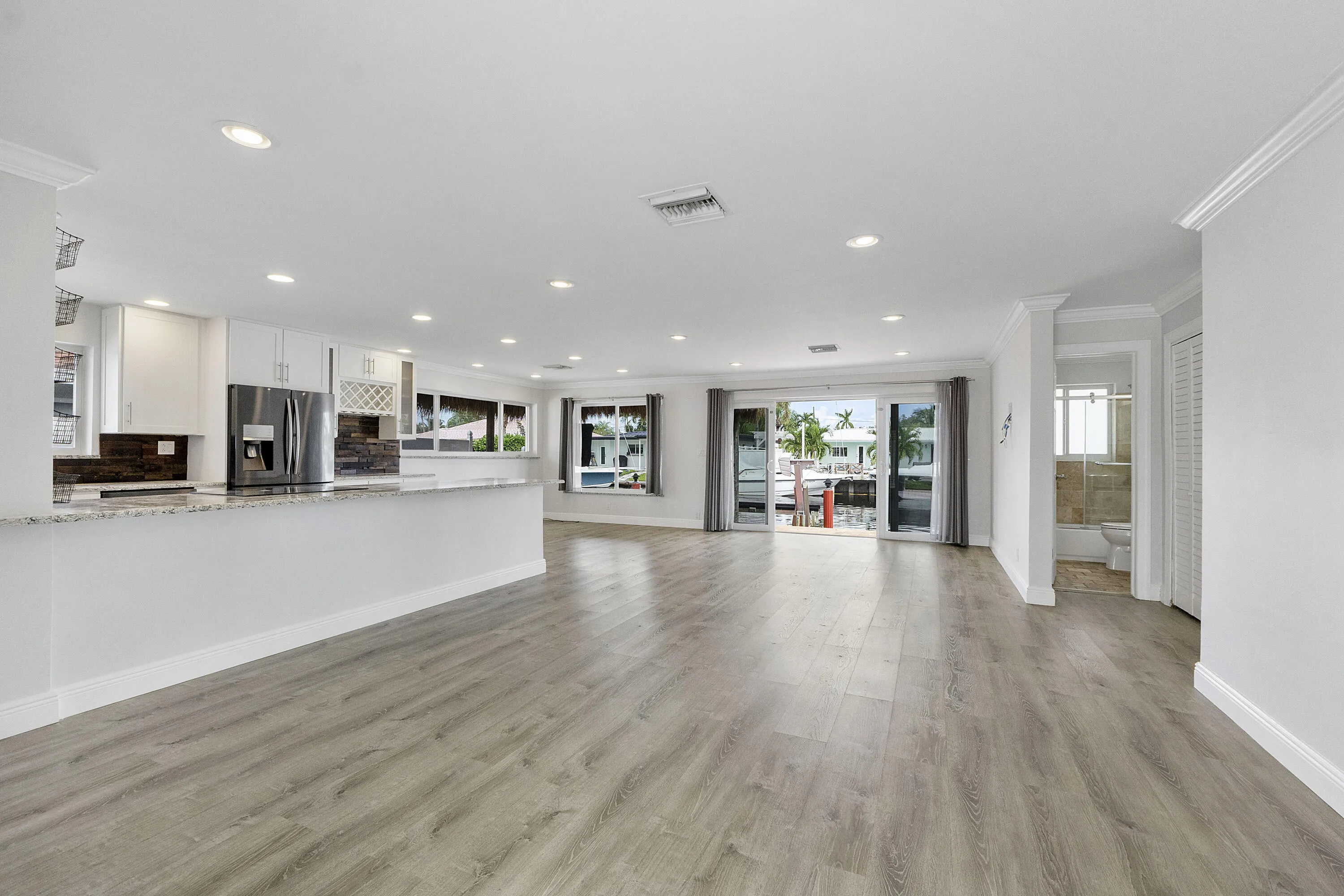 front door view- open floor plan