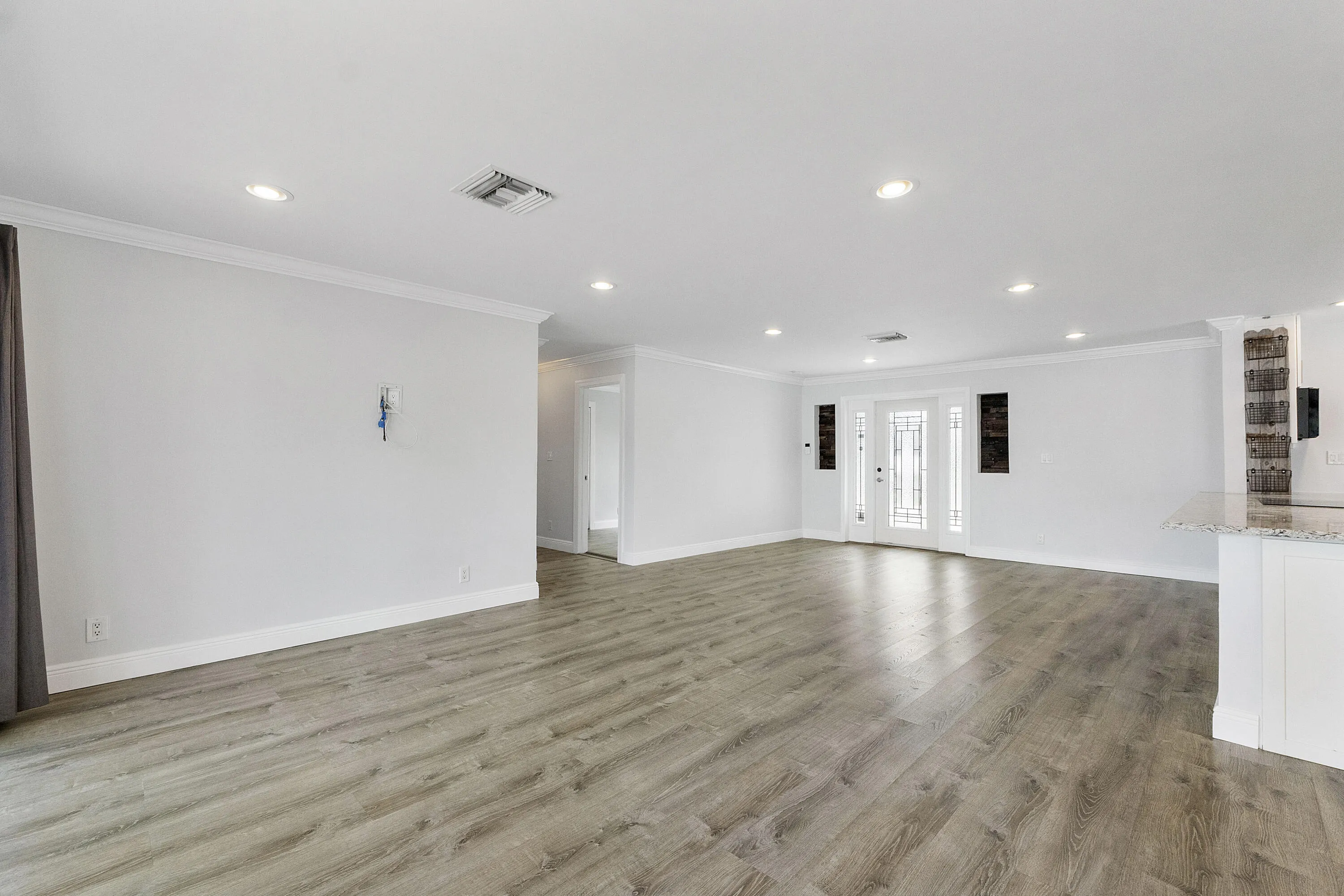 open floor plan