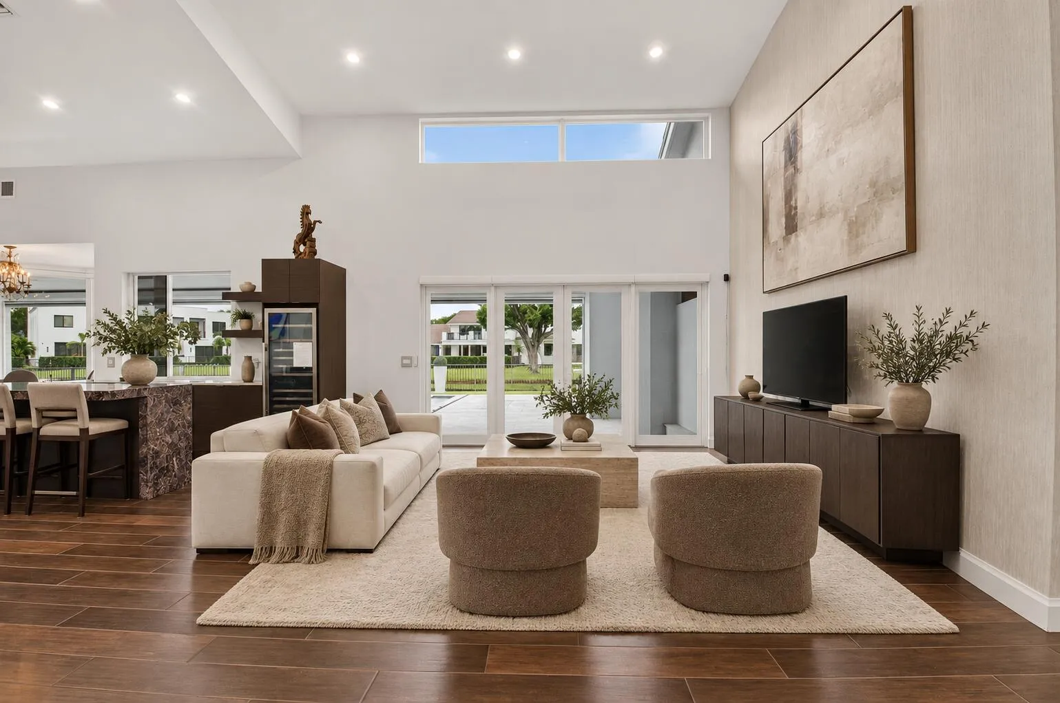 Refined Ivory Living Room Staging-1