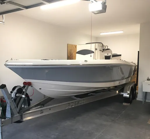 Boat in garage 2