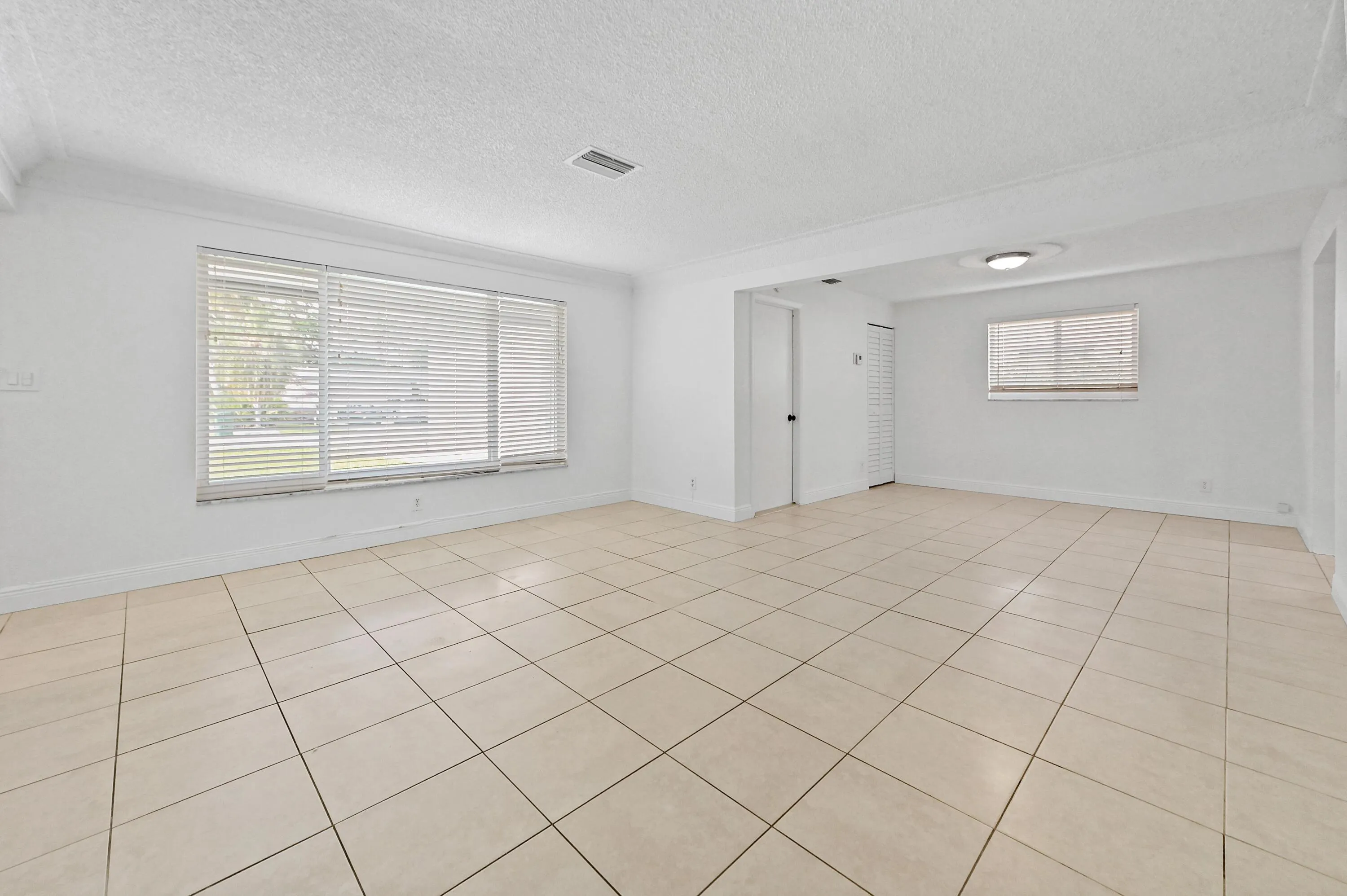 Tile through out - Impact windows & doors
