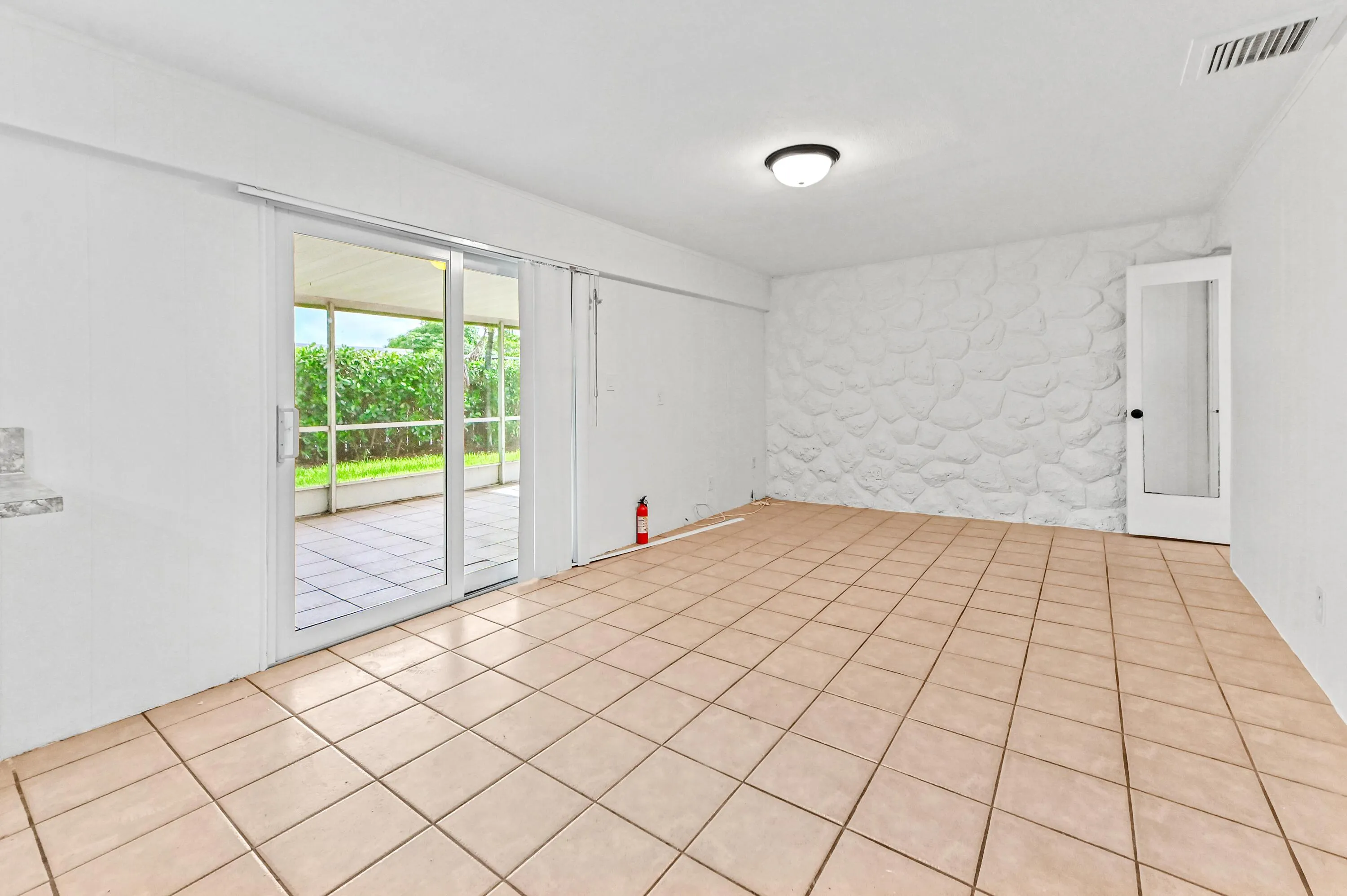 Spacious Family Room off Kitchen