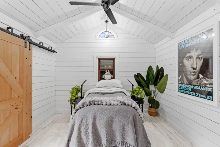 One of 3 first floor bedrooms.