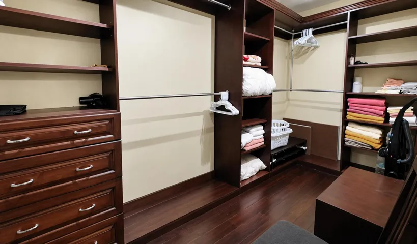 Access through master bath