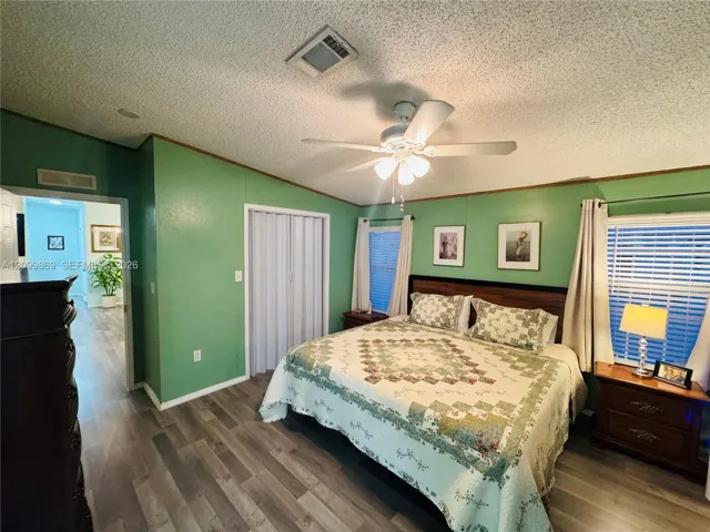 Master Bedroom takes up LT side of home and located next to Living Room