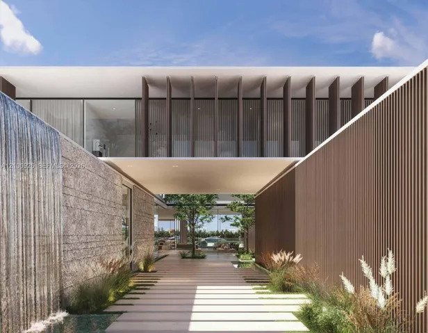Architectural rendering of proposed estate entrance