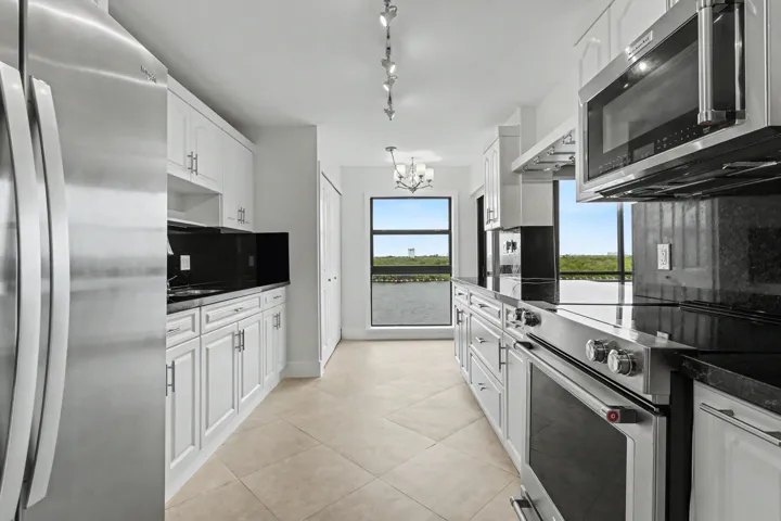 Updated kitchen with a view