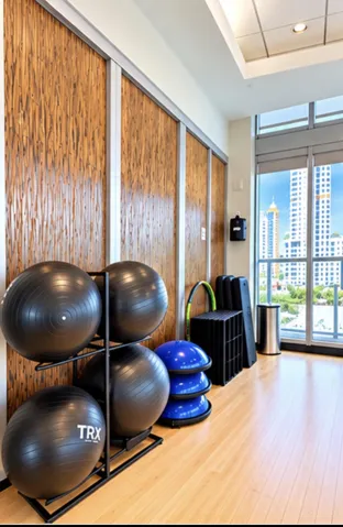 Gym area.