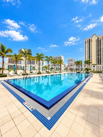 Main Community Pool and Great City Views.