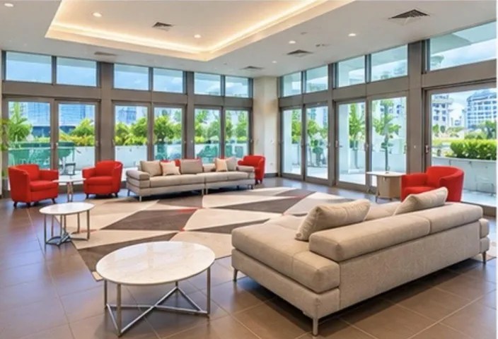 Social area by the Game room