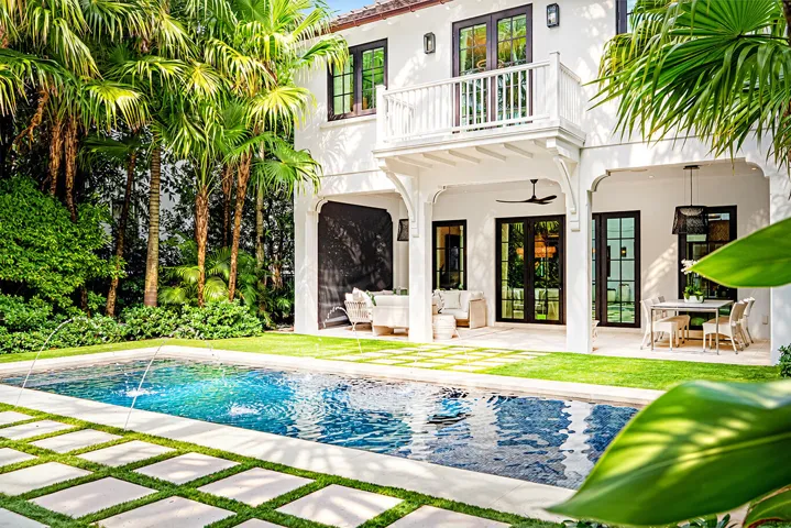 Pool to Main House