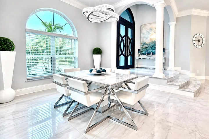 dining and foyer view