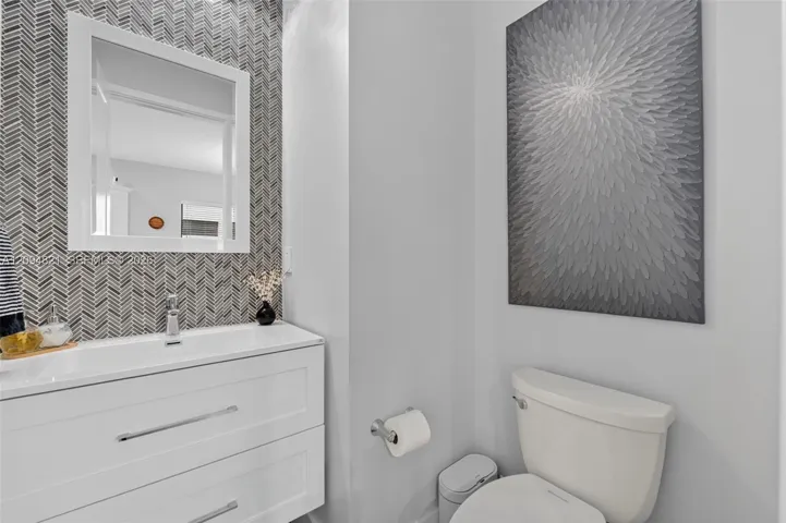 Downstairs half bath