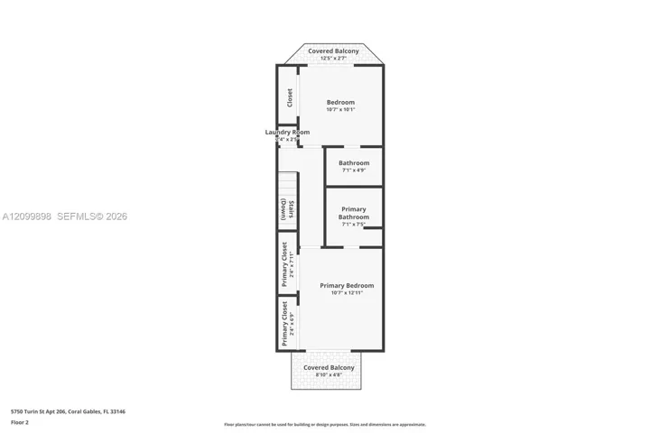 The second floor of Unit 206 is actually the 3rd floor of the building which is the top floor! No one is above you WALKING AROUND making NOISE!!!. Peace and quiet!!