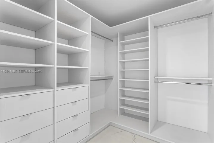 Closet - primary bedroom