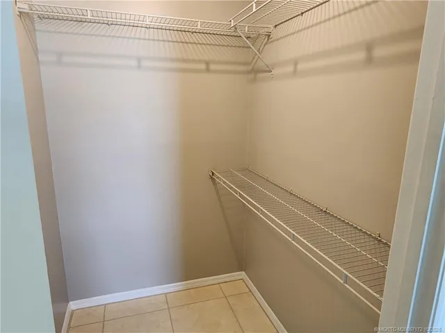 Master walk-in closet
