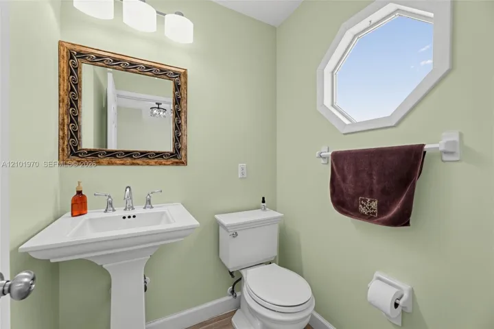 Entry Level Half Bathroom