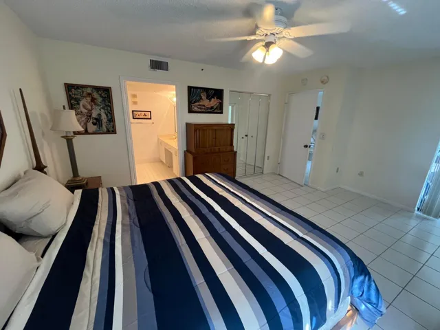 reverse angle of the primary bedroom