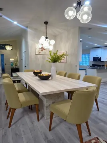 Virtually Staged Dining Area