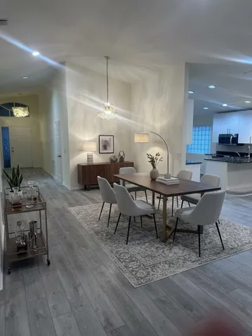 Virtually Staged Dining Area