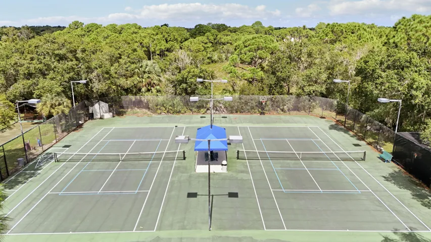The Preserve community features Tennis and Pickleball courts