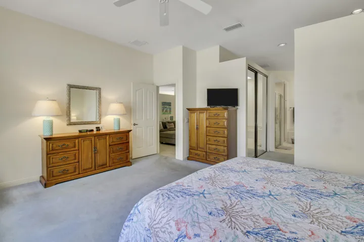 Spacious primary suite with TWO walk-in closets