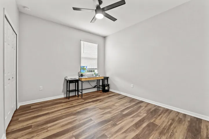 Bedroom #4 being used as office area
