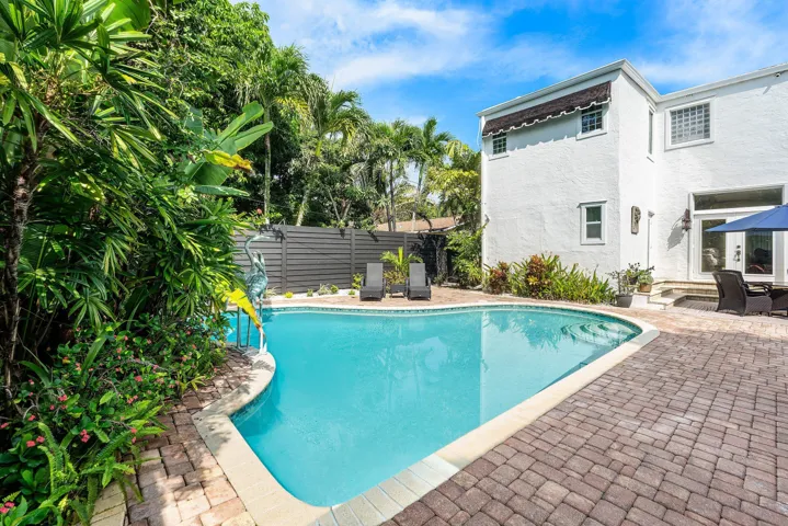Pool deck area.
