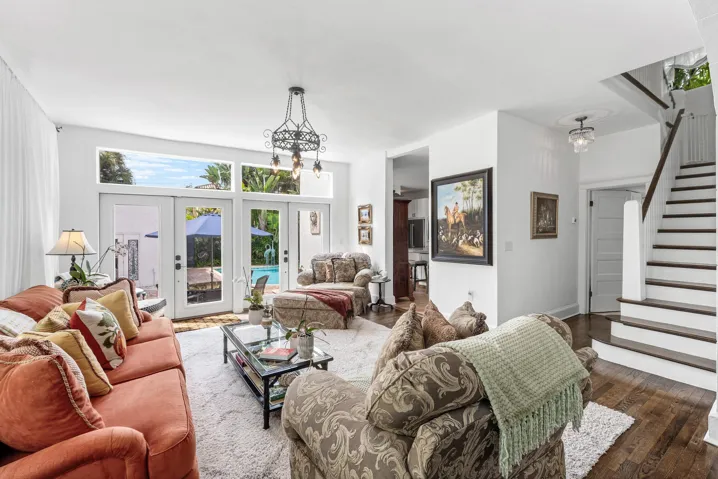 Family room living area.