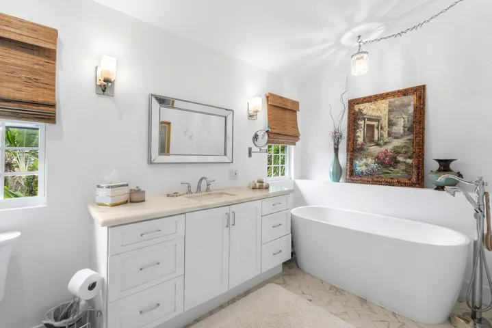 Primary bathroom.