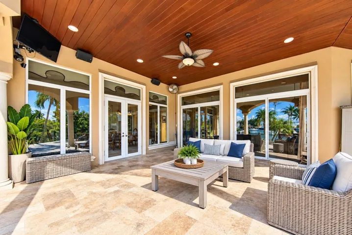 Outside sitting area