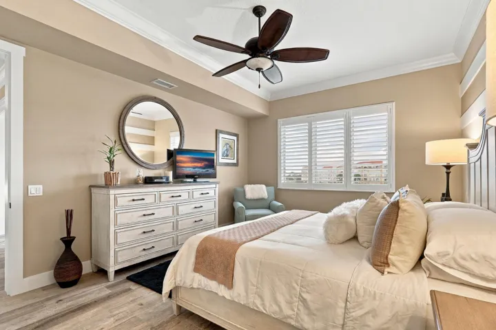 Primary Bedroom Overlooks Marina