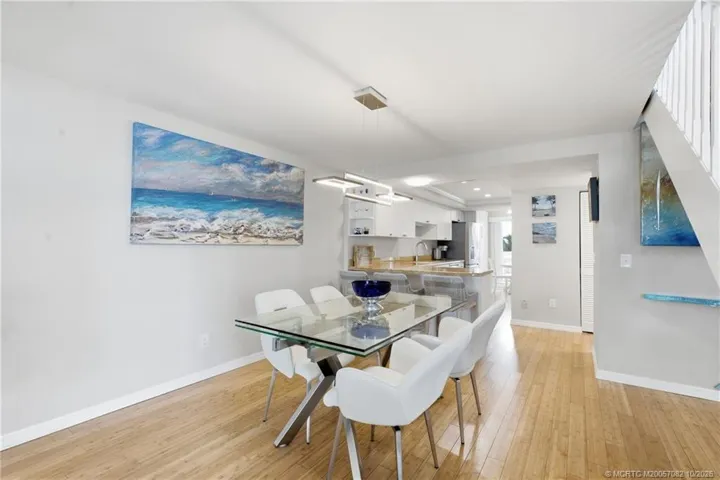 Dedicated dining space opens to the kitchen and living areas, creating an ideal layout for entertaining.