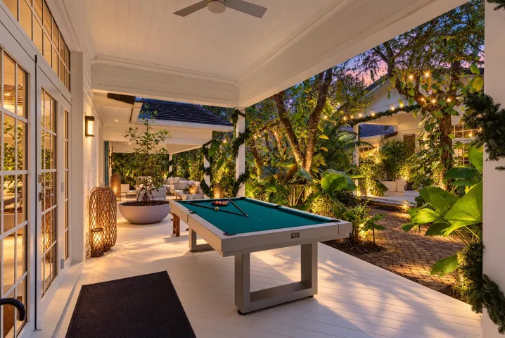 OUTDOOR BILLIARD AREA