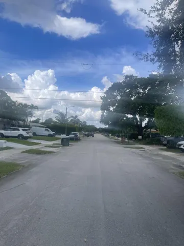 Quiet street with dead end