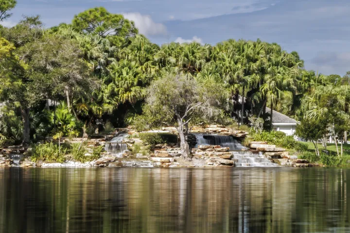 The Preserve Waterfall Entrance