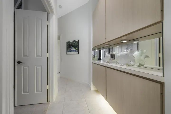 Hallway with Cabinetry