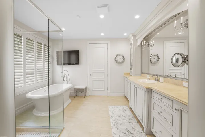 Her in-suite bathroom
