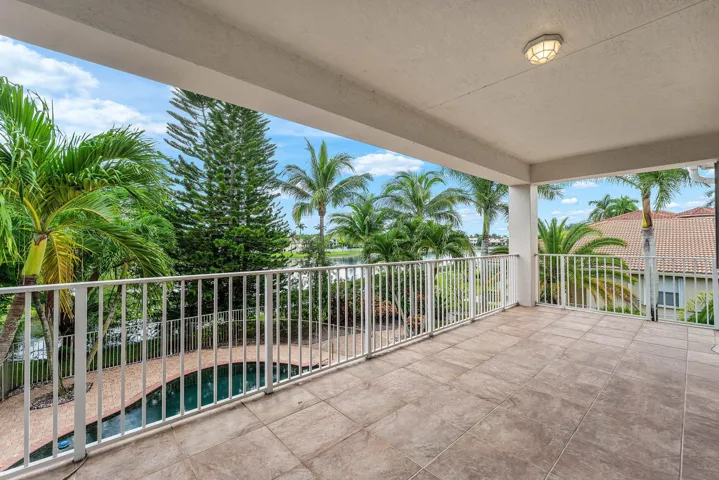 Covered balcony