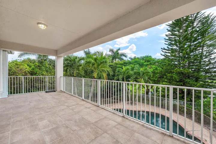 Covered balcony